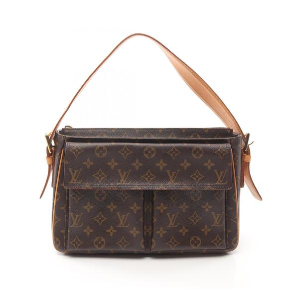 Louis Vuitton Viva Cite GM Shoulder Bag Leather Monogram Brown - Picture 1 of 7